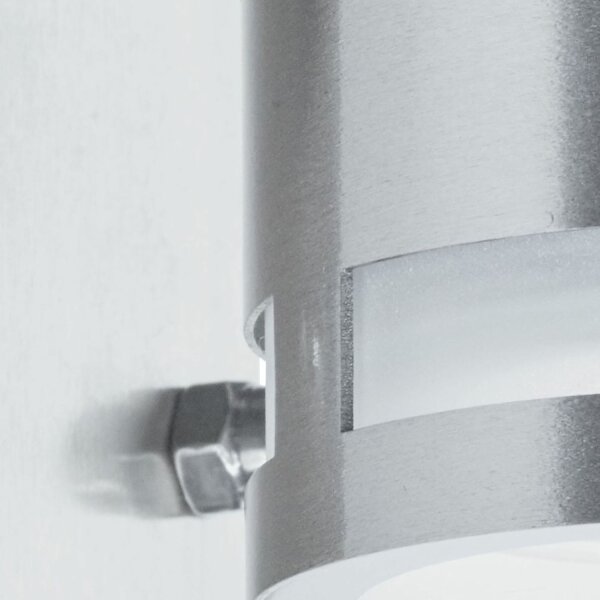 Lampe dextérieur murale IP44 avec détecteur de mouvement GU10 Acier