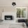 Spot de plafond noir métal flexible GU10 30 cm 3-flmg