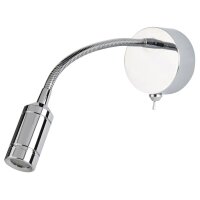Spot mural LED avec interrupteur bras flexible...