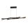 Suspension LED à intensité variable Noir Métal 108 cm Vagues
