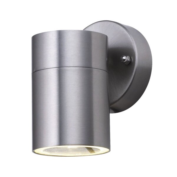 Applique murale extérieure Downlight acier IP44 GU10 H:12 cm