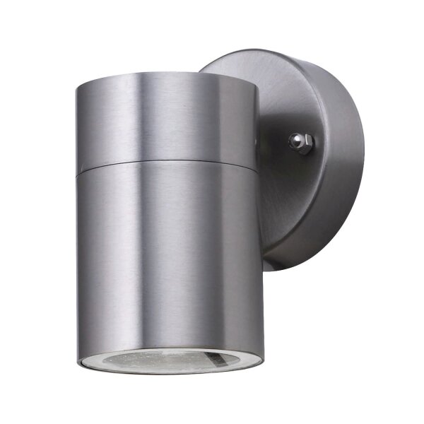 Applique murale extérieure Downlight acier IP44 GU10 H:12 cm