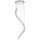 Suspension LED verre métal L:45 cm 3 W 20 flammes