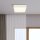 Lampe de plafonnier LED Aluminium 16 W 3000 K IP44 L:30 cm Blanc