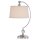 Lampe de table BOTELLA Cr&egrave;me Nickel H:62cm Luminaire