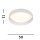 Lampe de plafonnier LED à faible éblouissement Ø50 cm rond 25 W abat-jour en tissu