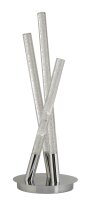 Lampe de table LED en chrome 43 cm 192 lm 3000 K blanc chaud