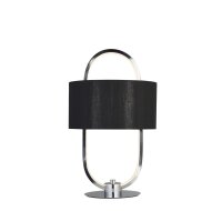 Petite lampe de table LED Métal Tissu dimmable...