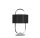 Petite lampe de table LED Métal Tissu dimmable Touch 41 cm