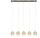 Suspension élégante en métal chromé G9 100 cm de long