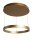 Suspension LED doré à intensité variable 41 W Commande gestuelle