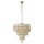 Elégante lampe suspendue verre métal Ø50 cm E14 Moderne
