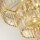 Elégante lampe suspendue verre métal Ø50 cm E14 Moderne