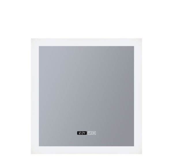 Miroir mural LED avec lumière tamisable IP44 38 W L:60 cm