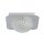 Spot LED encastré argenté métal L:18 cm 600 lm plafond