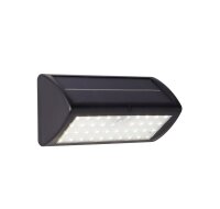 Applique murale LED solaire noire 5 W IP44...