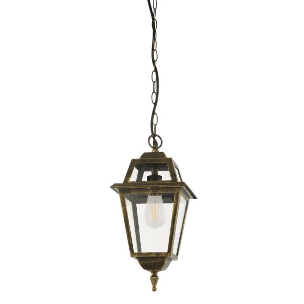 Lampe à suspendre Extérieur Aluminium Verre L:20,2 cm E27 Vintage