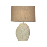 Blendarme lampe de table E27 59,5 cm crème blanc...