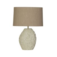 Blendarme lampe de table E27 59,5 cm crème blanc...