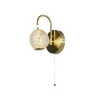 Applique LED en laiton métal 430 lm avec...