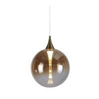 Lampe LED à suspendre Boule de verre Ø16 cm...
