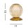 Boule lampe de table métal en laiton 13 cm G9 élégant