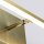 Lampe à miroir LED métal L:41 cm IP44 laiton 3000 K