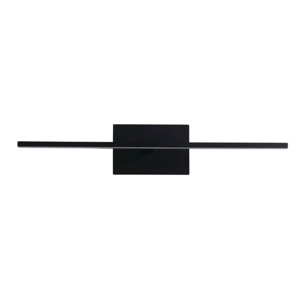 Lampe LED pour miroir noir métal L:61 cm IP44 10 W