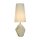 Lampe de table Blendarme résine tissu 55,5 cm confortable blanc