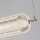 Suspension LED métal laiton 42 W 3000 K 108 cm