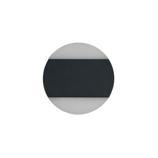 Applique murale extérieure LED Aluminium IP44 287 lm Noir Blanc
