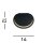 Lampe LED dextérieur murale aluminium L:14 cm IP44 246 lm 6 W