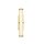 Applique LED Métal Verre IP44 H:32,5 cm en or blanc