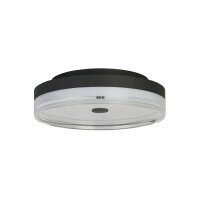Lampe de plafonnier ronde LED noir métal 858 lm...
