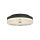 Lampe de plafonnier ronde LED noir métal 858 lm blanc chaud