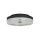 Lampe de plafonnier ronde LED noir métal 858 lm blanc chaud
