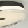 Plafonnier rond à LED Métal Noir Ø40 cm 29 W