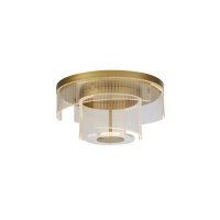Lampe de plafonnier LED de style en métal...