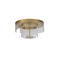 Lampe de plafonnier LED de style en métal...