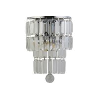 Applique murale verre m&eacute;tal Moderne H:30 cm E14...