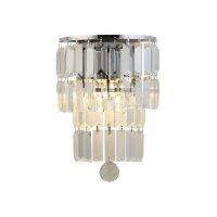 Applique murale verre métal Moderne H:30 cm E14...