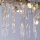 Suspension métal verre élégant L:117 cm G9 en or