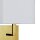 Applique murale Tissu Métal faible éblouissement H:26 cm avec interrupteur