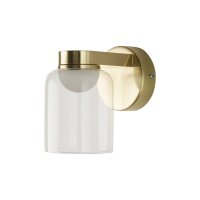 Petite applique LED Abat-jour en verre Métal P:16...