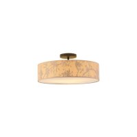 Plafonnier décoratif motif bambou E27 3-flamme
