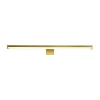 Lampe &agrave; miroir LED dor&eacute;e aluminium IP44 9 W...