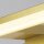 Lampe à miroir LED dorée aluminium IP44 9 W 687 lm