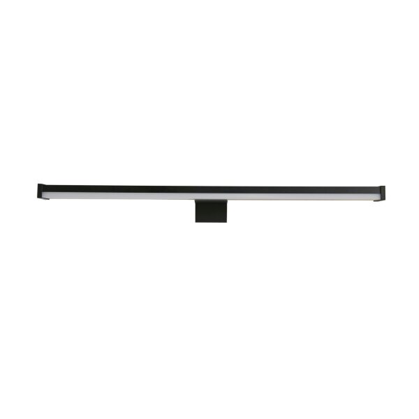 Lampe à miroir LED noire aluminium IP44 9 W 3000 K