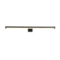 Lampe à miroir LED noire aluminium IP44 9 W 3000 K