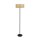 Lampadaire confortable en bambou métal 160 cm E27 à faible éblouissement